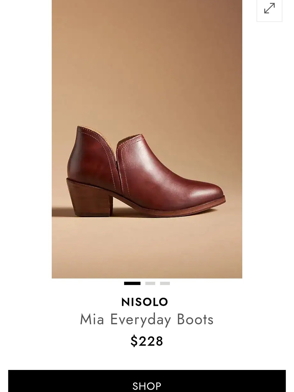 NEW Nisolo Mia Everyday Boots - Brown